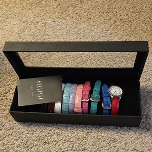 Eclissi Watch with Interchangeable Straps